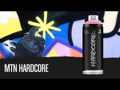 Аерозольна фарба MTN HARDCORE 400мл video 0