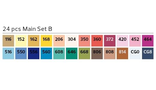 Набор Stylefile Marker 24 Set Main B заказать