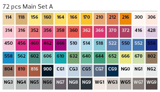 Набор Stylefile Marker 72 Set Main A заказать
