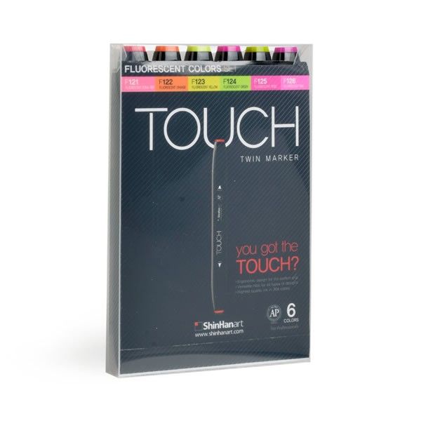 Набір Touch Twin 6 Set Fluorescent 