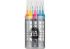 Набір маркерів Molotow GRAFX Main-Kit 1 Pump Softliner 12шт