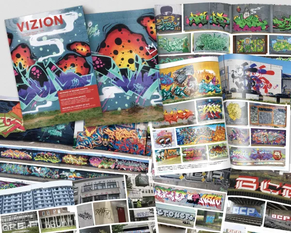 Журнал Vizion #4 - Street art & graffiti of Belgium