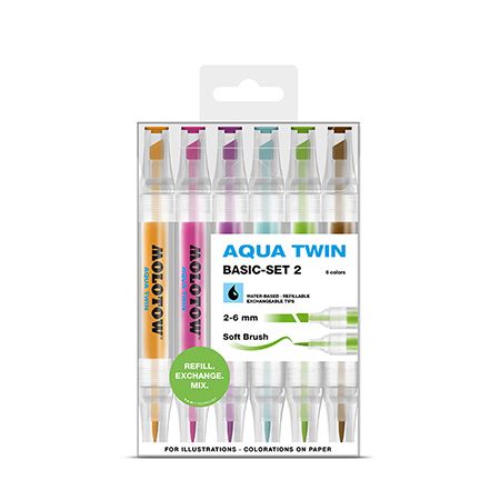 Набір Molotow AQUA TWIN Basic Set 2