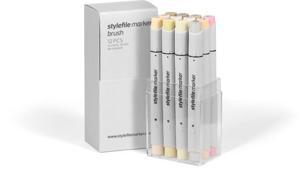 Набір Stylefile Marker Brush 12 Set Nude
