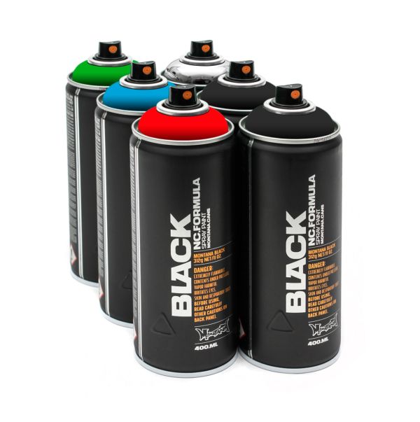 Аерозольна фарба Montana BLACK 400мл
