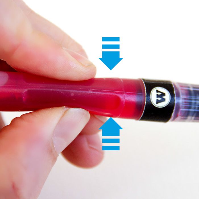 Маркер-кисть Molotow Aqua Squeeze Pen 3мм пустой дешево