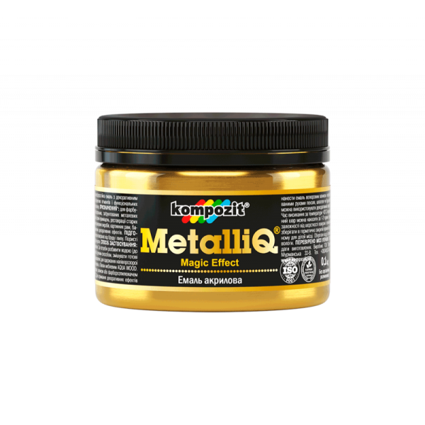 Емаль акрилова Kompozit METALLIQ 0.1кг