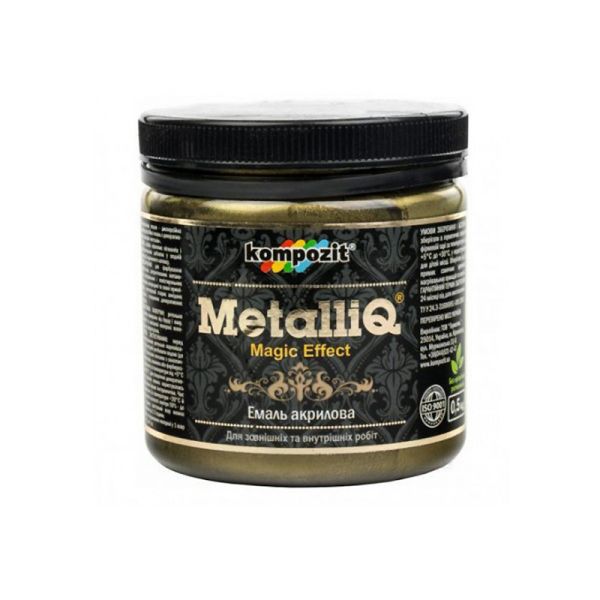 Емаль акрилова Kompozit METALLIQ 0.5кг