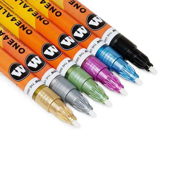 Набор Molotow ONE4ALL 127HS 2мм Kit Metallic 6шт