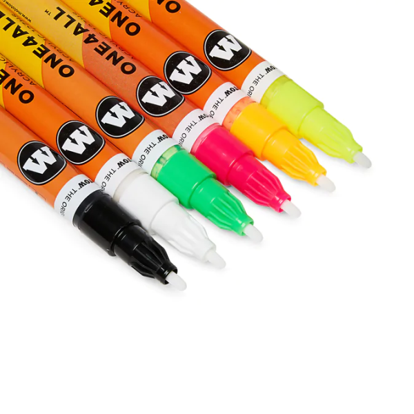 Набор Molotow ONE4ALL 127HS 2мм Kit Neon 6шт