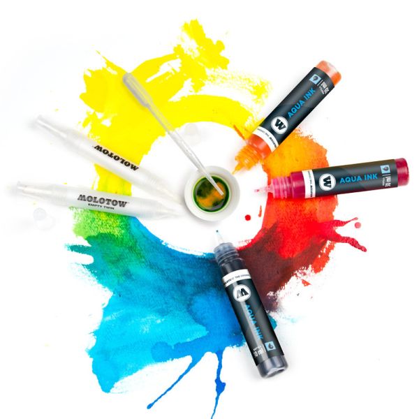 Заправка акварельна Molotow AQUA INK 30мл