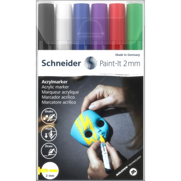 Набір Schneider Paint-It 310 2мм Wallet 1 6шт 
