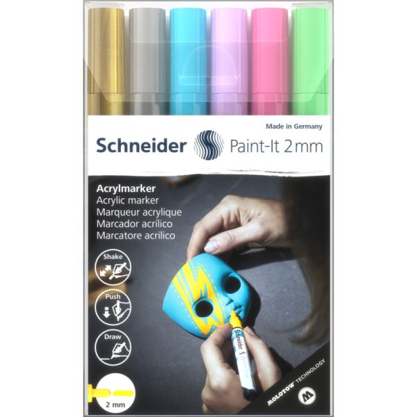 Набір Schneider Paint-It 310 2мм Wallet 2 6шт 