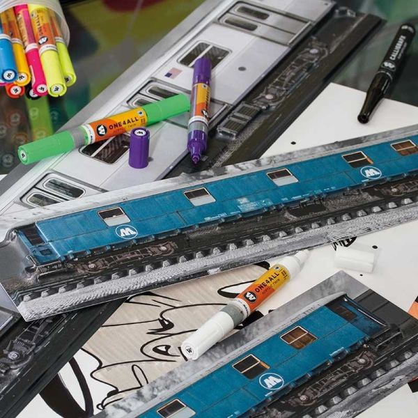 Макет Molotow Train 3D Relief Poster 65x11см