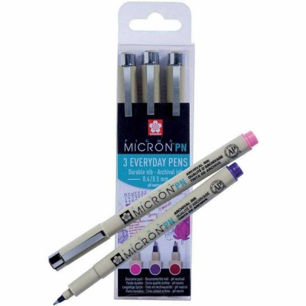 Набор ручек Sakura PIGMA Micron PN Crafts Set 3шт