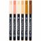Купити набір маркерів-пензлів Sakura KOI Manga Brush Pen Set 6шт