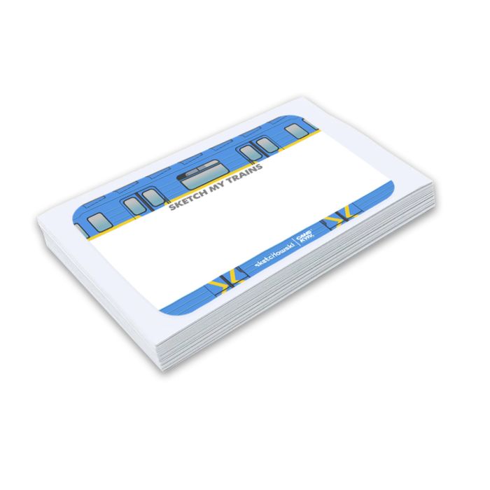 Наклейки Sketch My Trains x Cans - Metro Sticker Pack 50шт