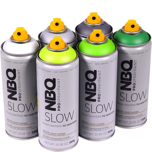 Аерозольна фарба NBQ Pro SLOW 400мл