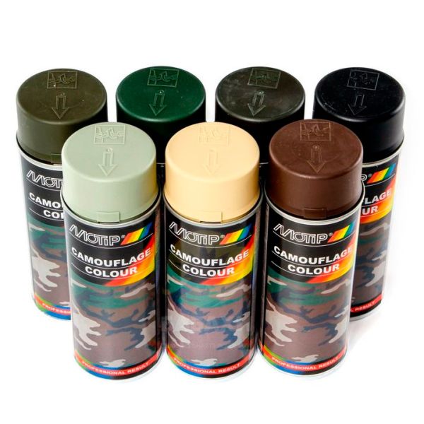 Аерозольна фарба Motip Camouflage Colour 400мл