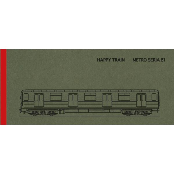 Скетчбук Happy Train Metro Seria 81 Blackbook