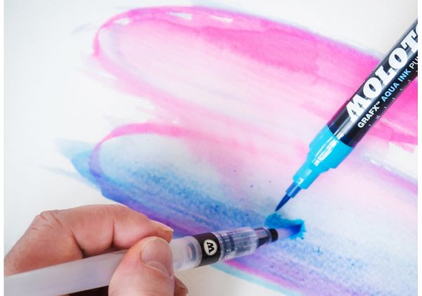 Набор маркеров Molotow GRAFX Main-Kit 1 Pump Softliner 12шт
