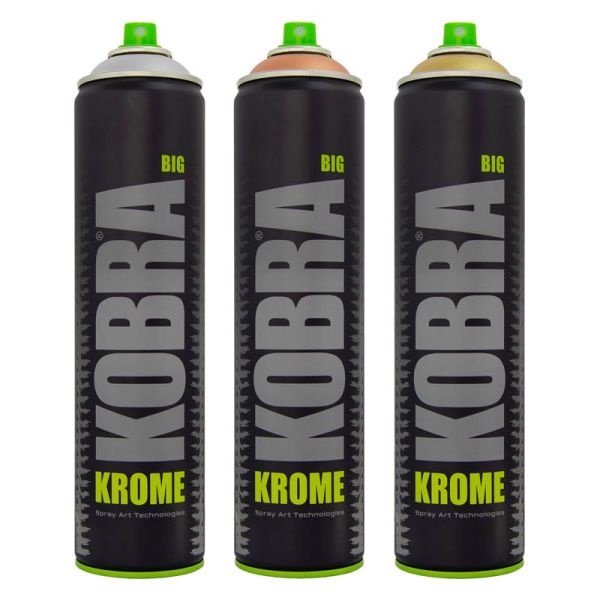 Аерозольна фарба Kobra KROME 600мл