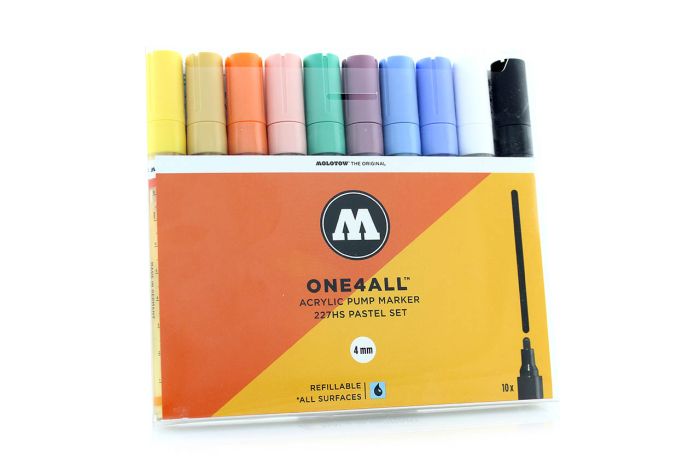 Купить набор Molotow ONE4ALL 227HS 4мм Pastel Set 10шт