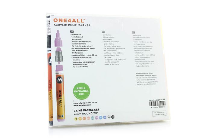 Заказать набор Molotow ONE4ALL 227HS 4мм Pastel Set 10шт