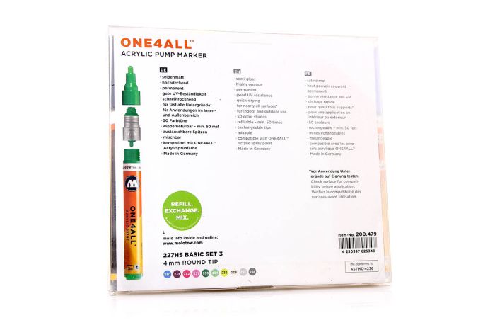 Замовити набір Molotow ONE4ALL 227HS 4мм Basic Set 3 10шт