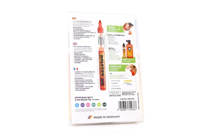 Купити набір Molotow ONE4ALL 227HS 4мм Basic Set 2 6шт