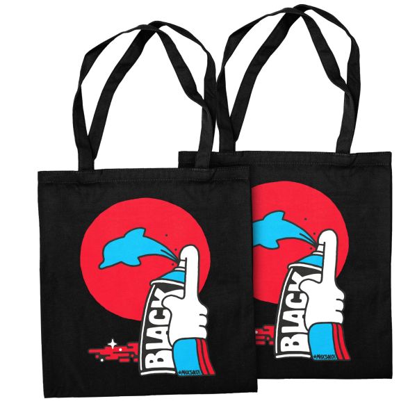 Екосумка Montana Cotton Bag - Dolphin by Max Solca