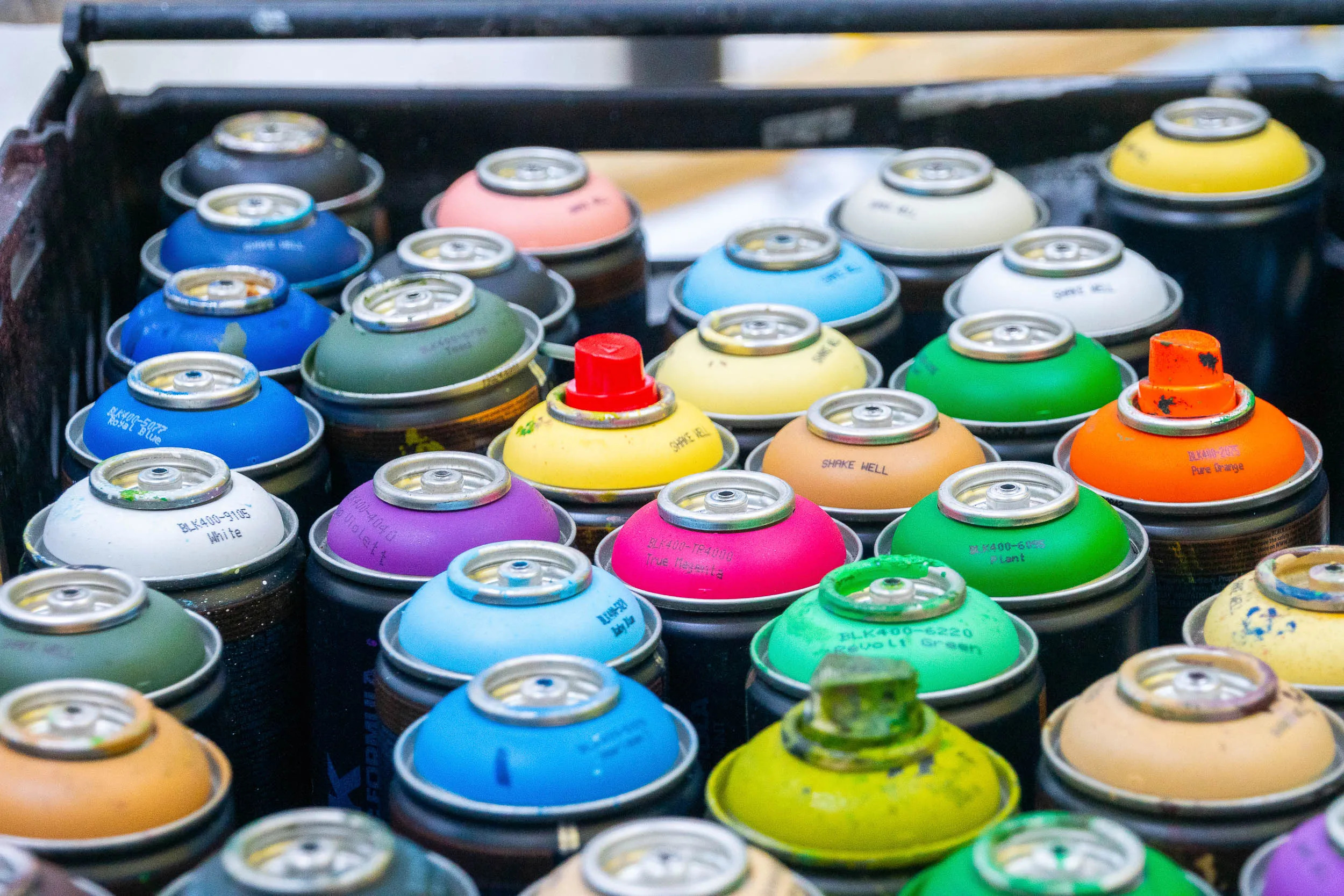 Фарба для графіті, балончики для графіті - купити