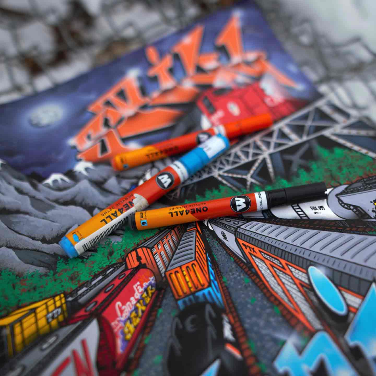 Молотов one4all, маркери молотов, маркери молотов набір, молотов акриловий маркер купити в CANS, доставка по Україні