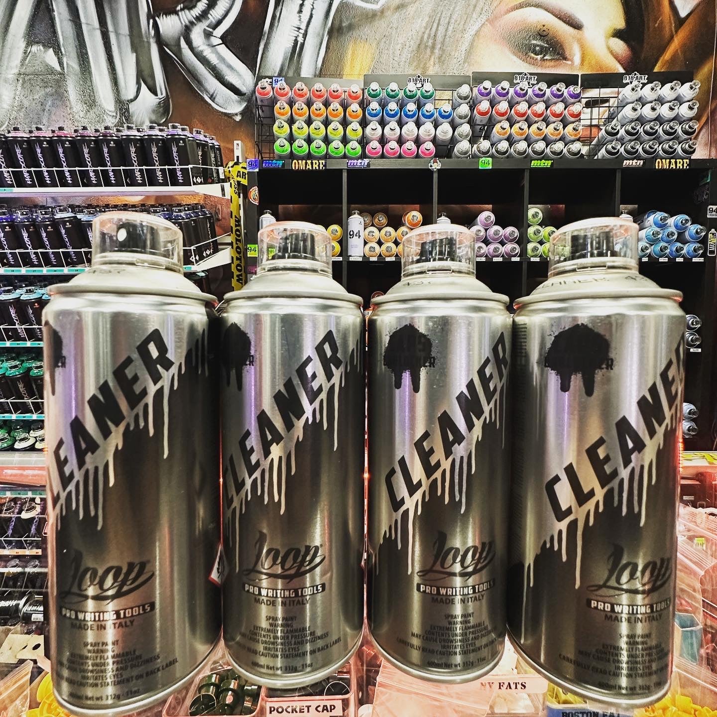 cans com ua - балончики з фарбою для графіті, промивка кепів, cap cleaner, mtn solvent, montana acetone, loop cleaner